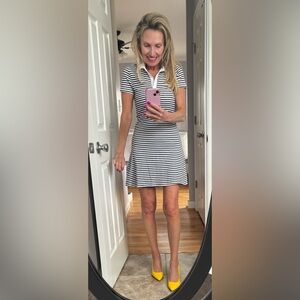 H&M Striped Mini Dress - very flattering